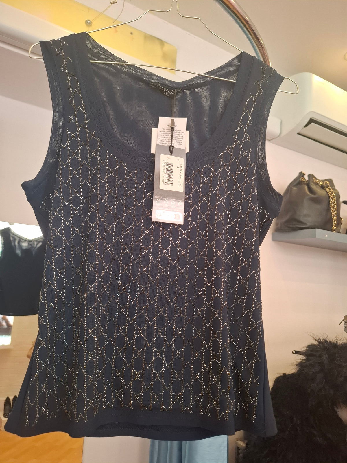 Canotta Guess nuova strass tg S