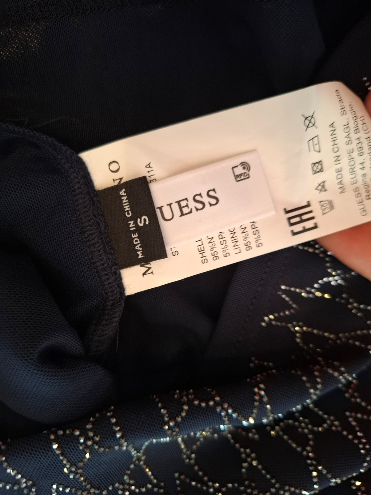 Canotta Guess nuova strass tg S