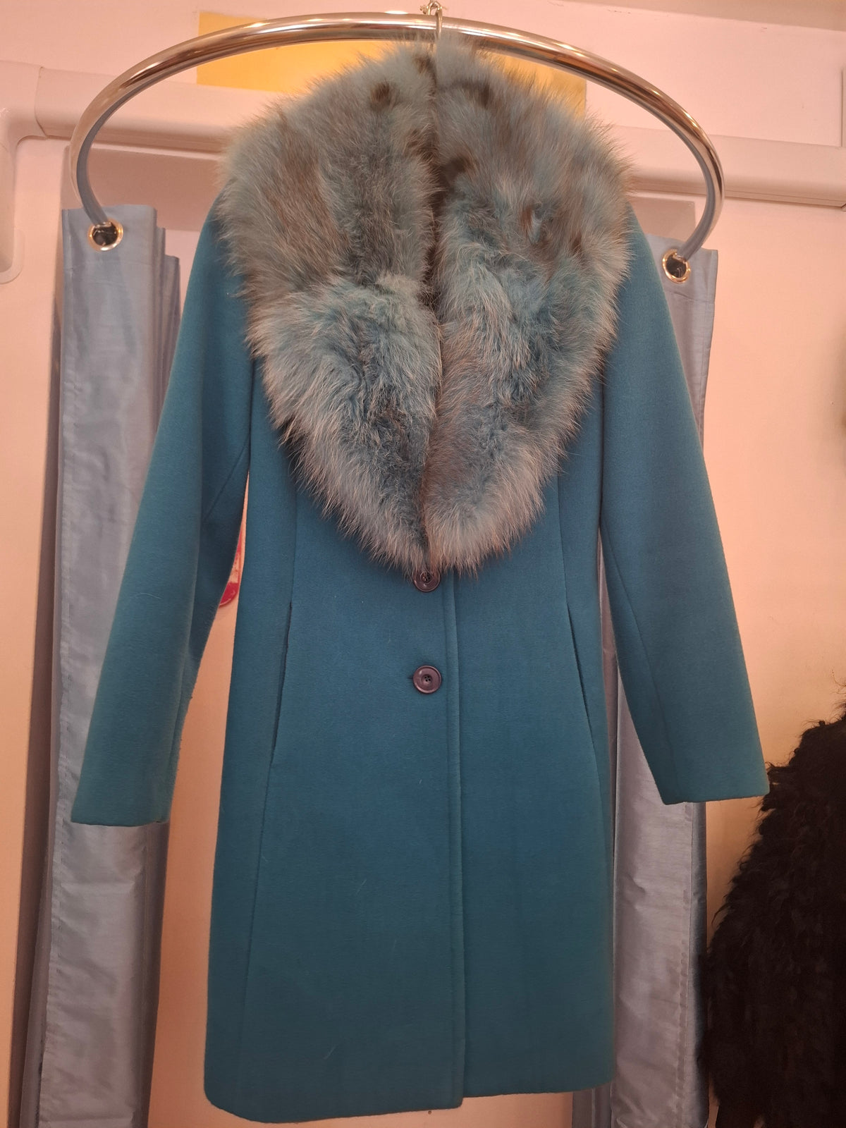 Cappotto sartoria + inserto volpe tg S