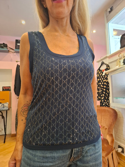 Canotta Guess nuova strass tg S
