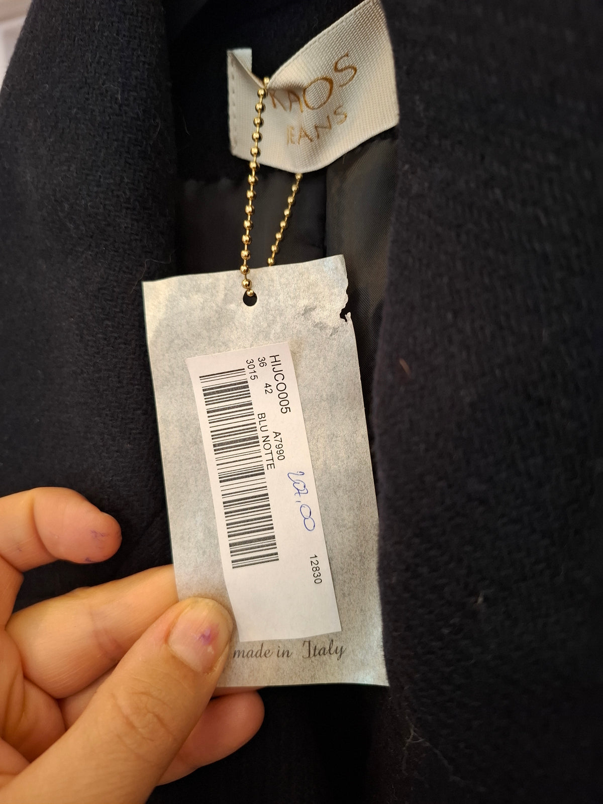 Cappotto Kaos nuovo tg 42