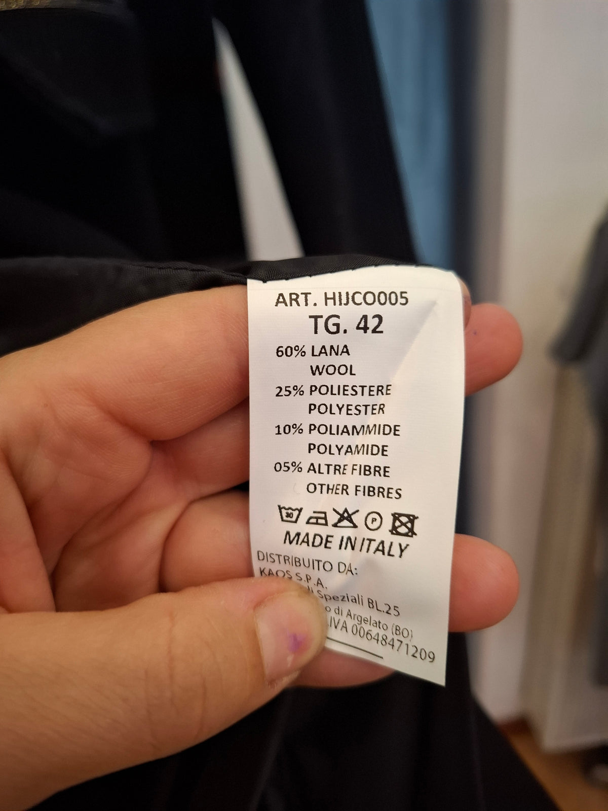 Cappotto Kaos nuovo tg 42