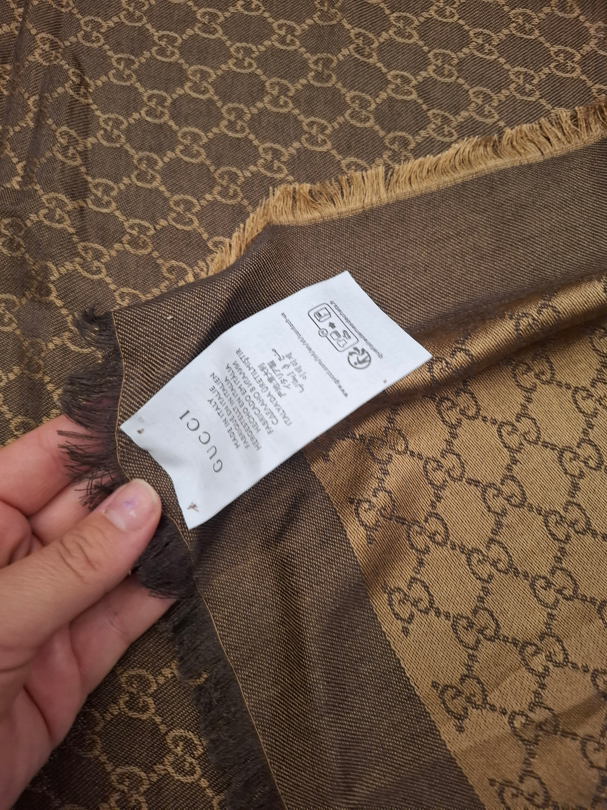 Sciarpa Marrone Gucci