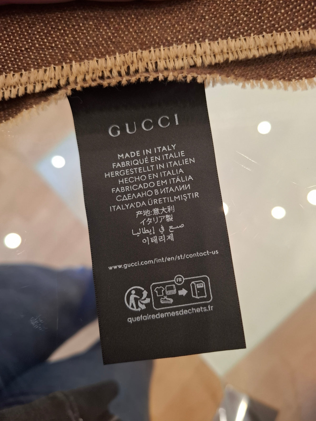 Sciarpa Gucci marrone