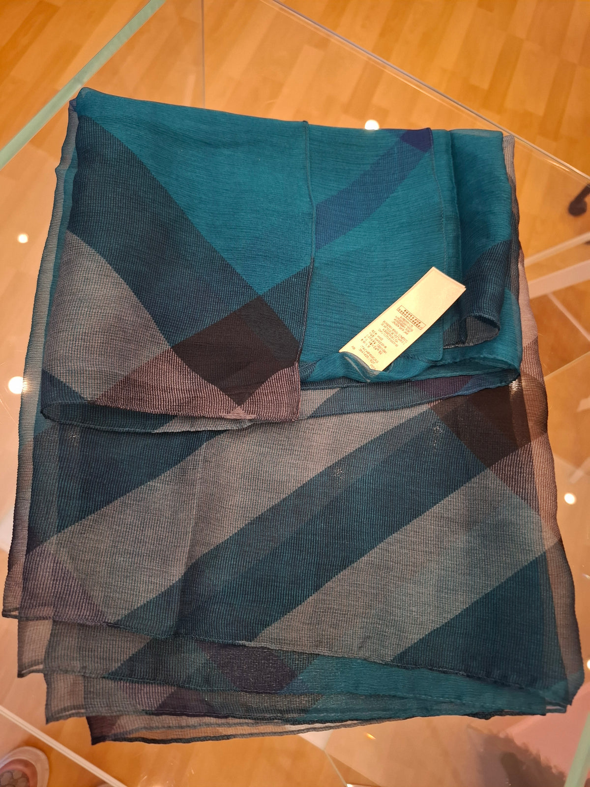 Pashmina Burberry seta