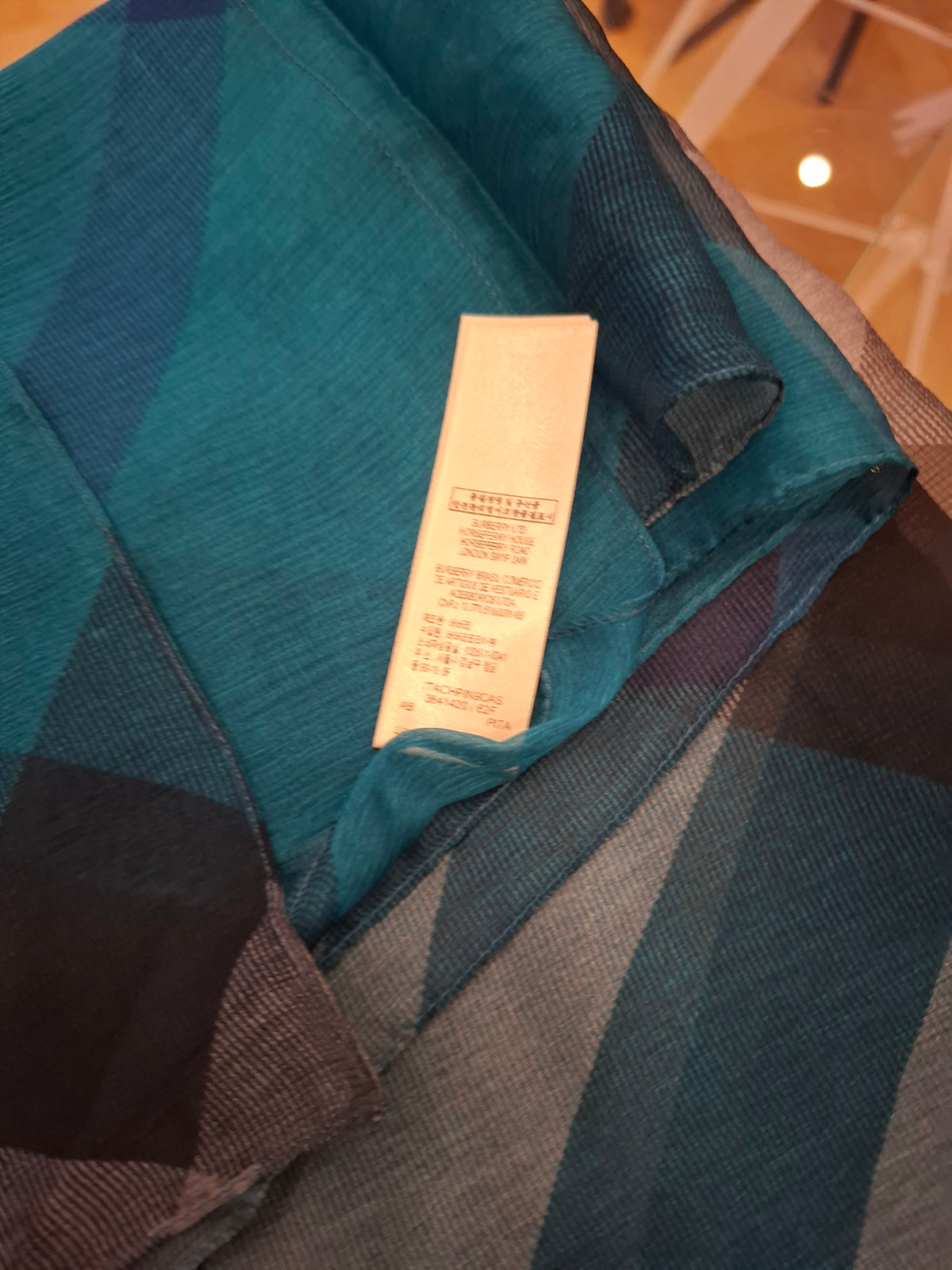 Pashmina Burberry seta