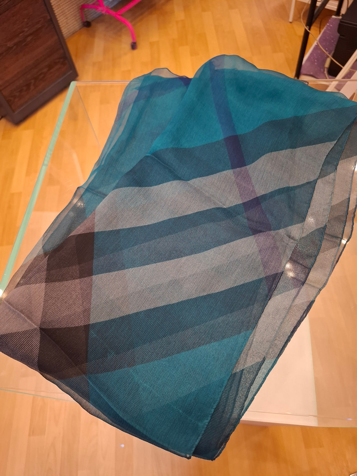 Pashmina Burberry seta