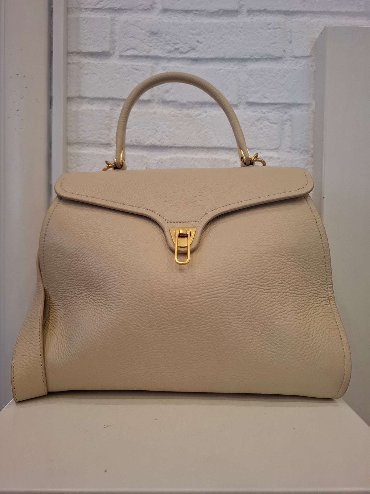 Borsa Coccinelle panna