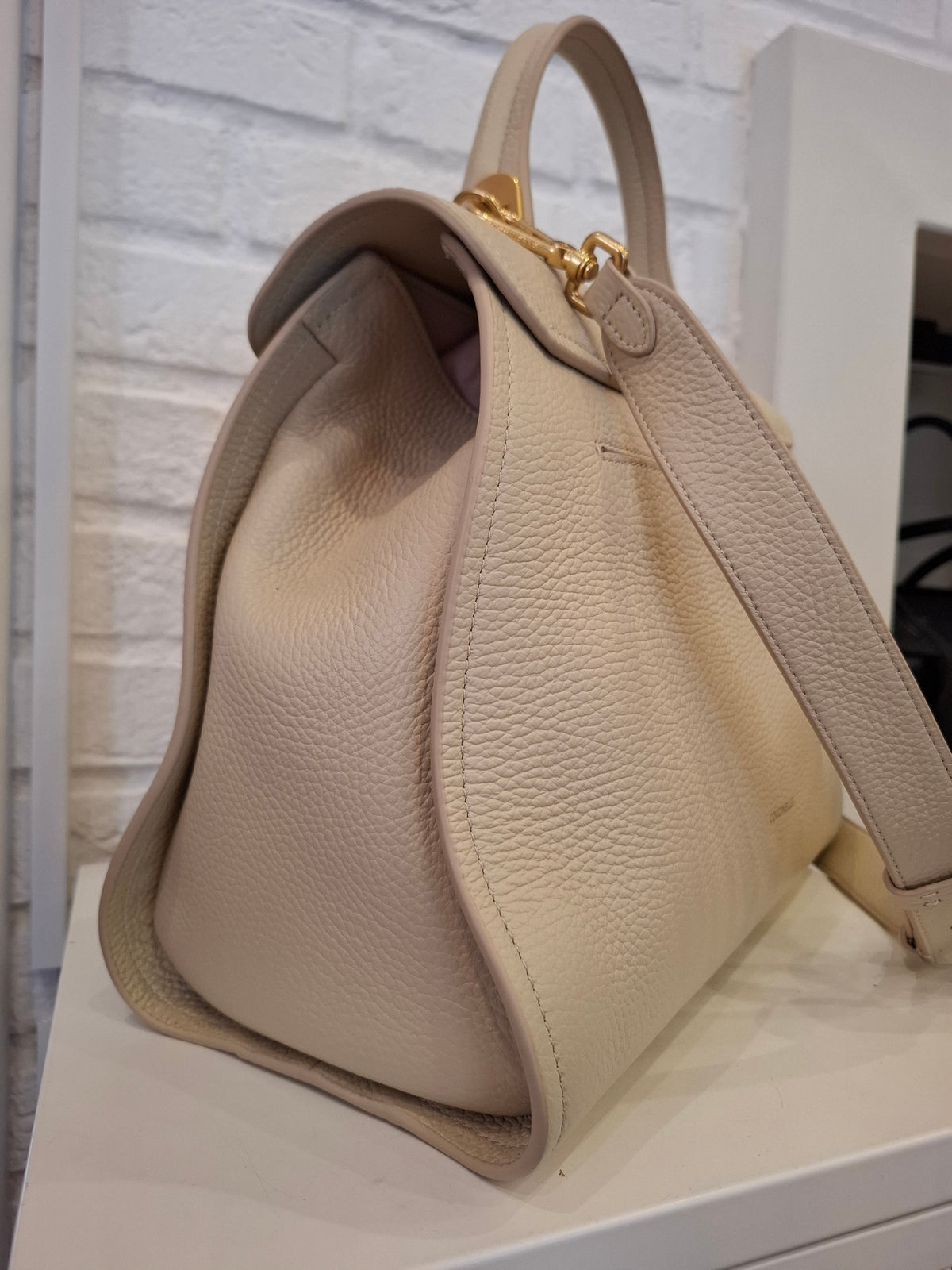 Borsa Coccinelle panna