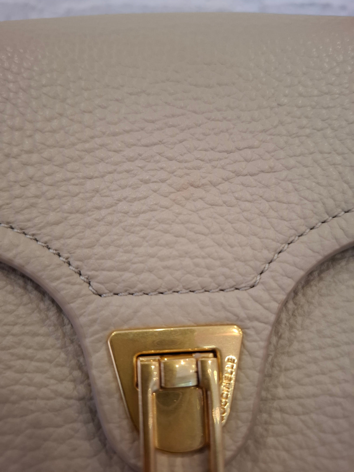 Borsa Coccinelle panna