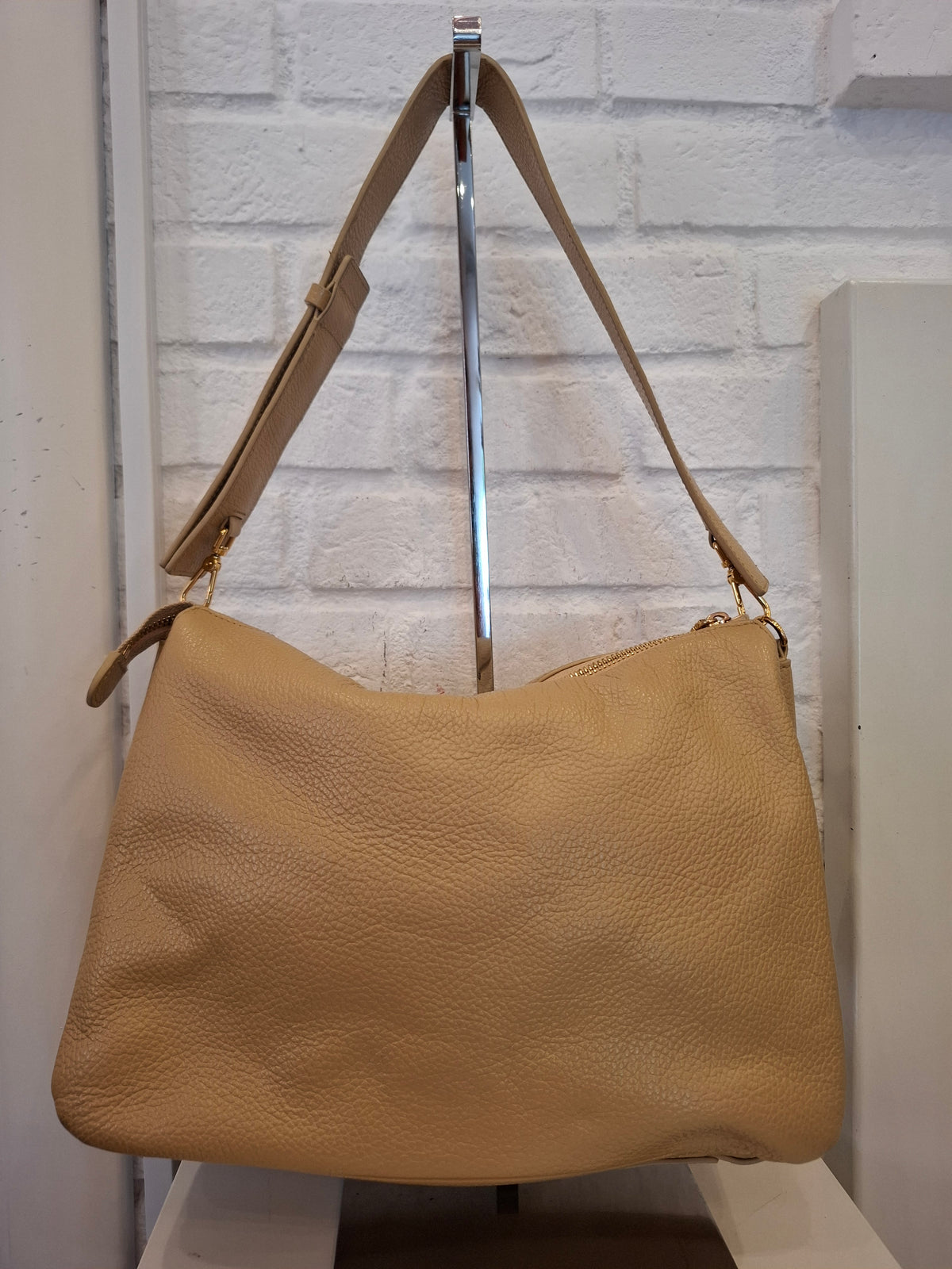 Borsa Coccinelle panna