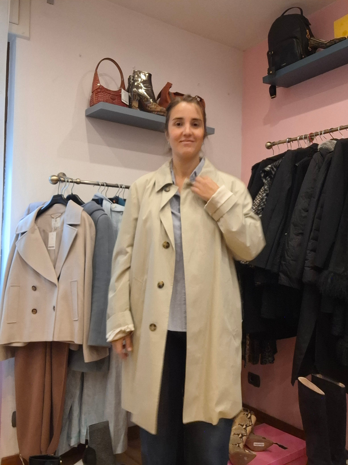 Trench Aquascutum tg 44 r abbondante