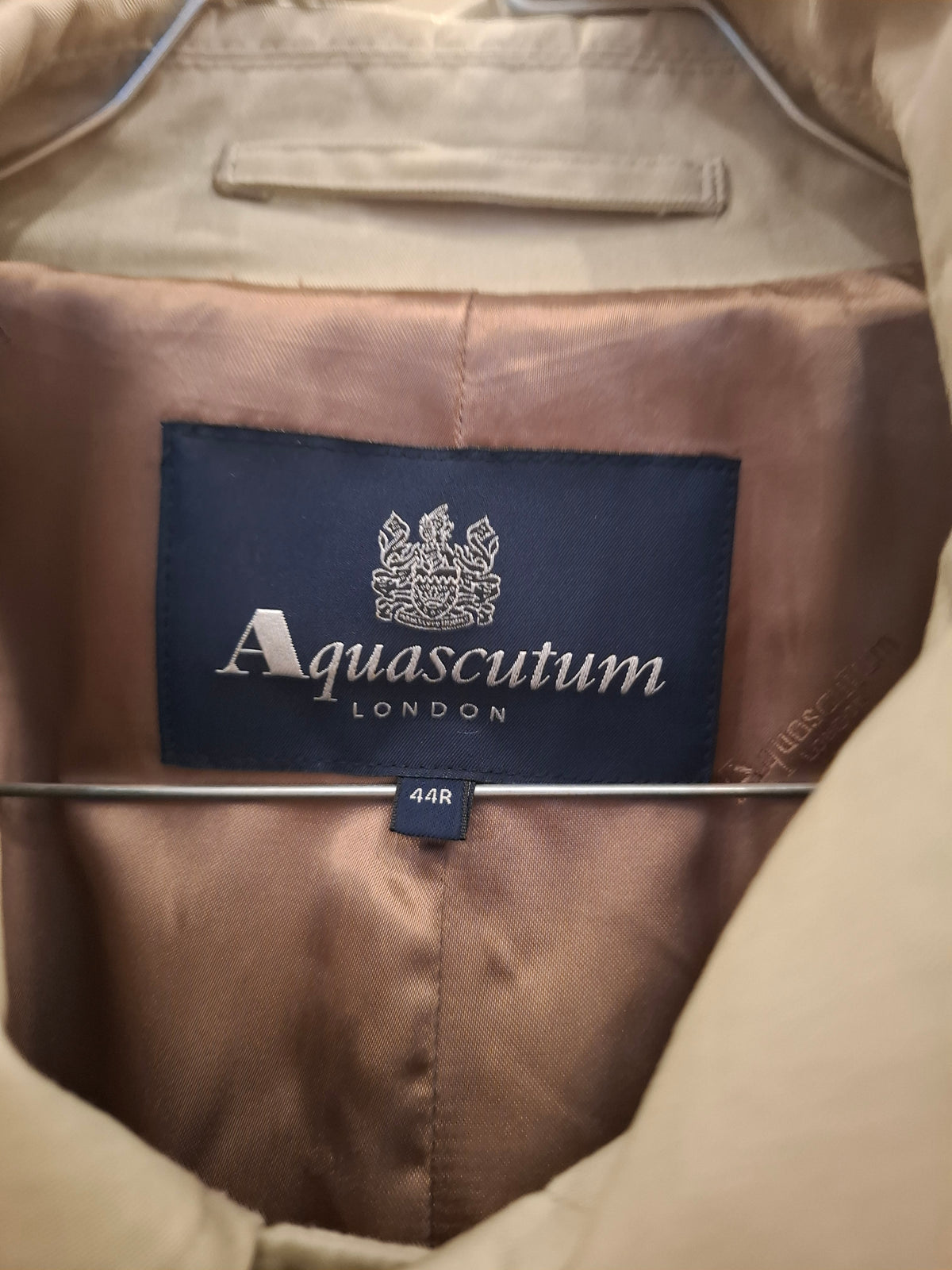Trench Aquascutum tg 44 r abbondante