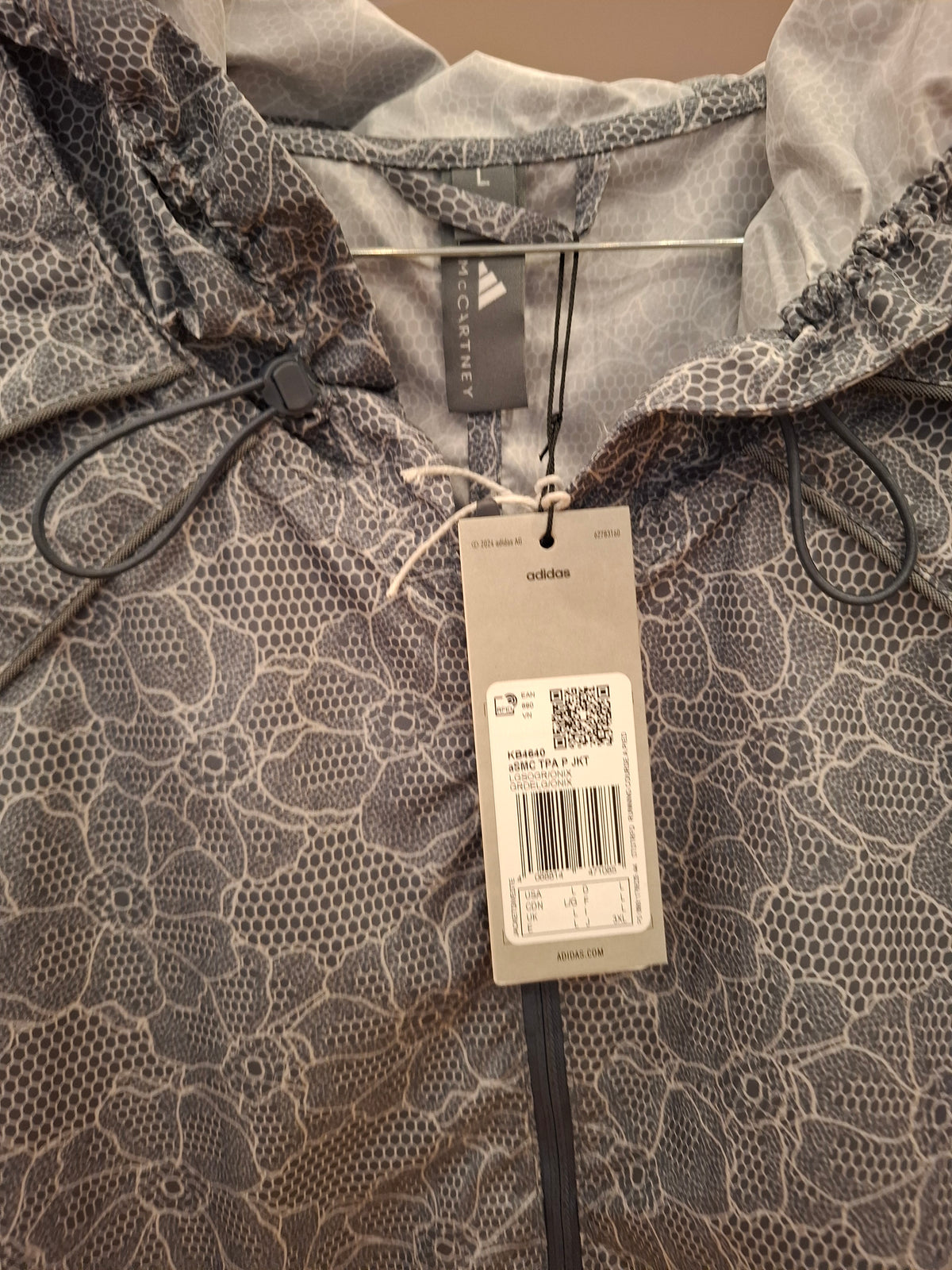 Giacca a vento Stella Adidas nuova tg L