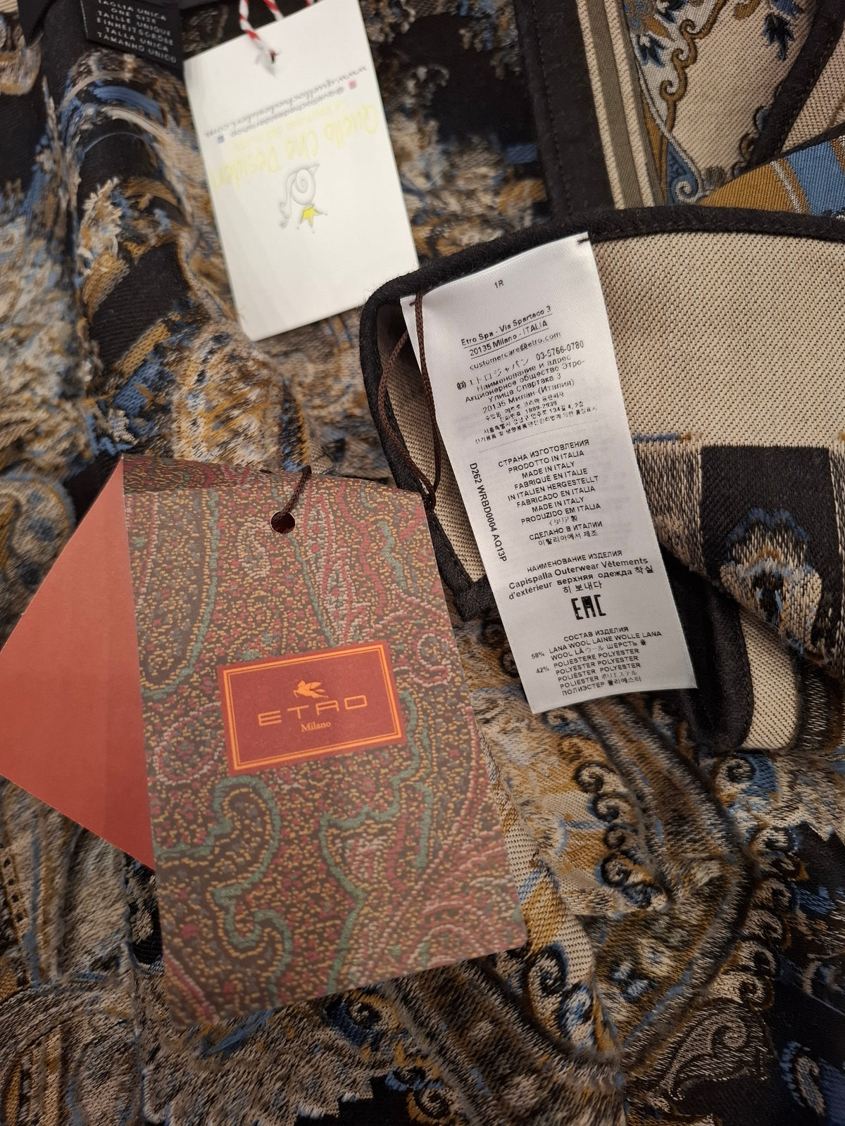 Cappa Etro tg U