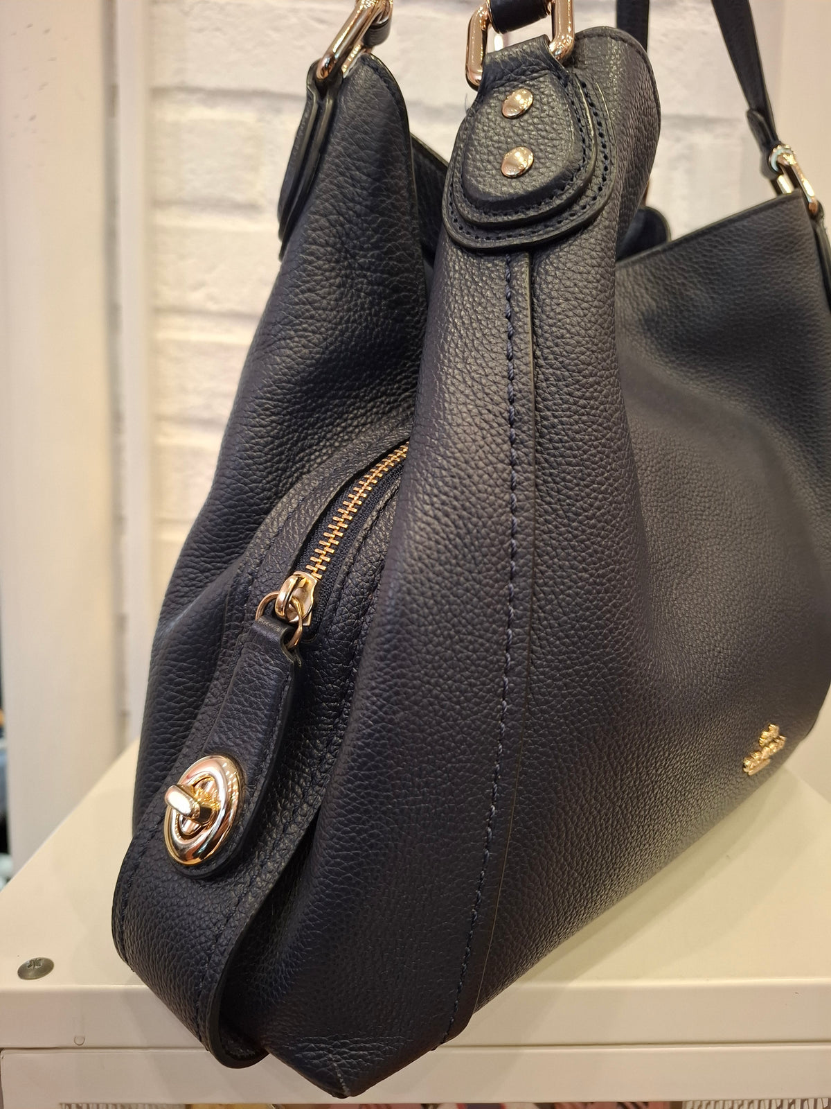 Borsa coach blu