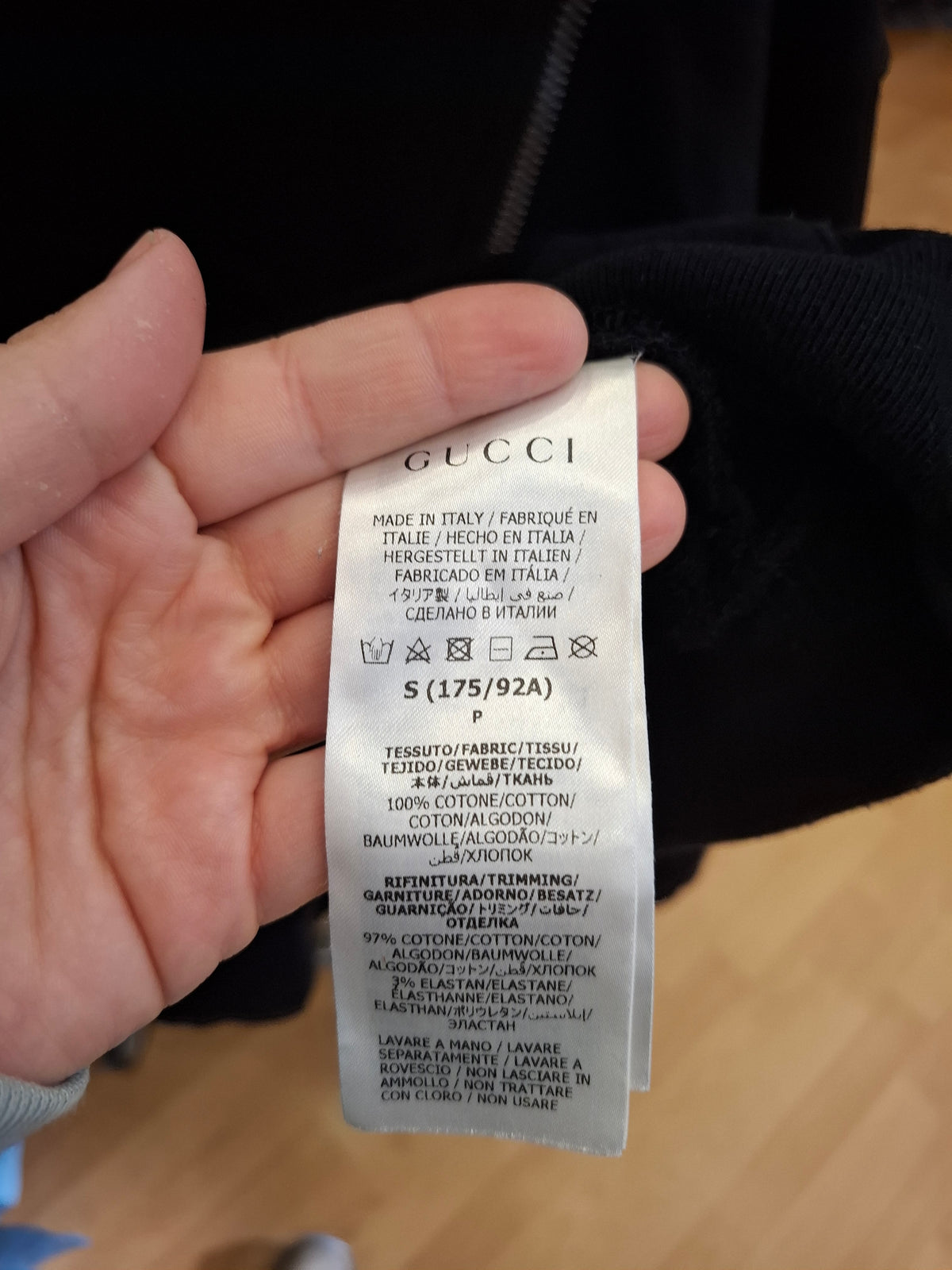Felpa Gucci tg S over "Gucci metamorfosi"