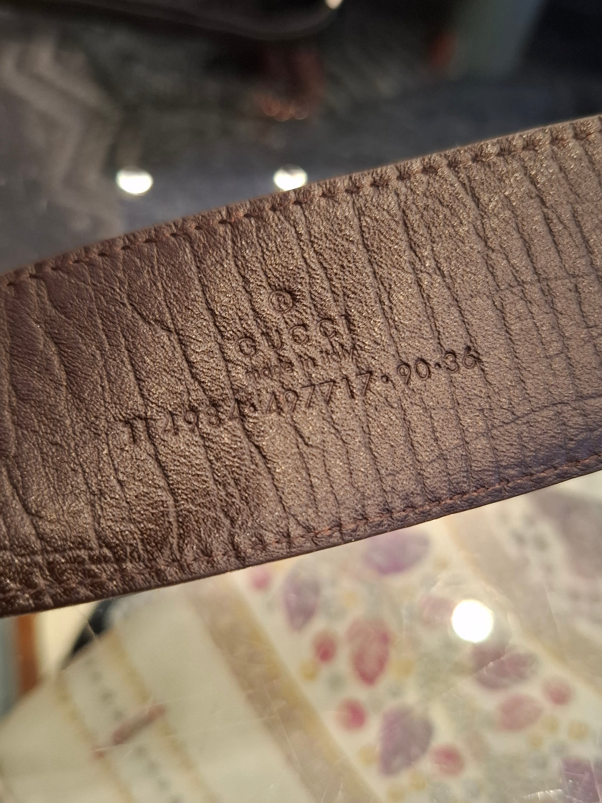 Cintura Gucci 90