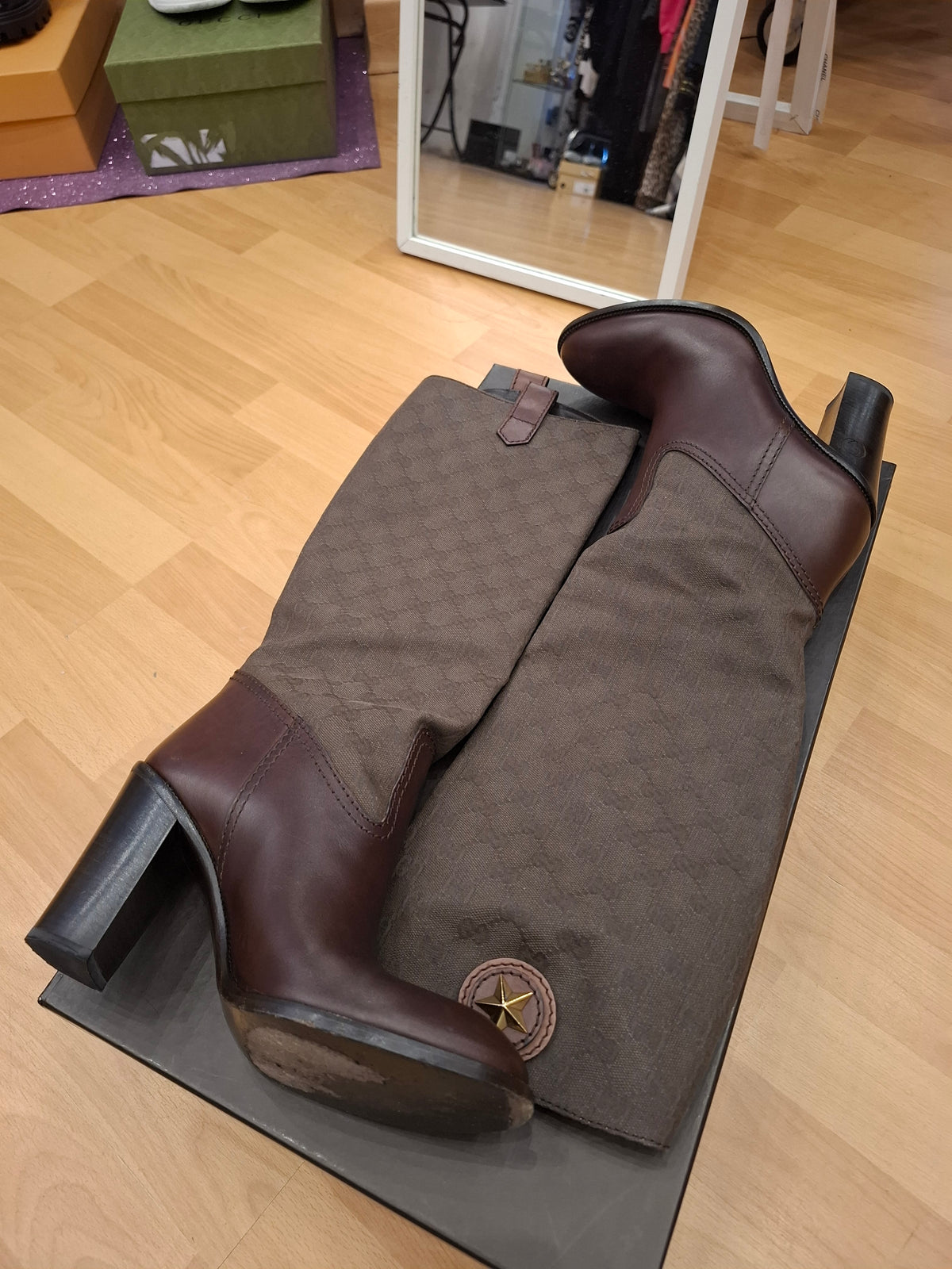 Stivali Gucci marroni n*38 C