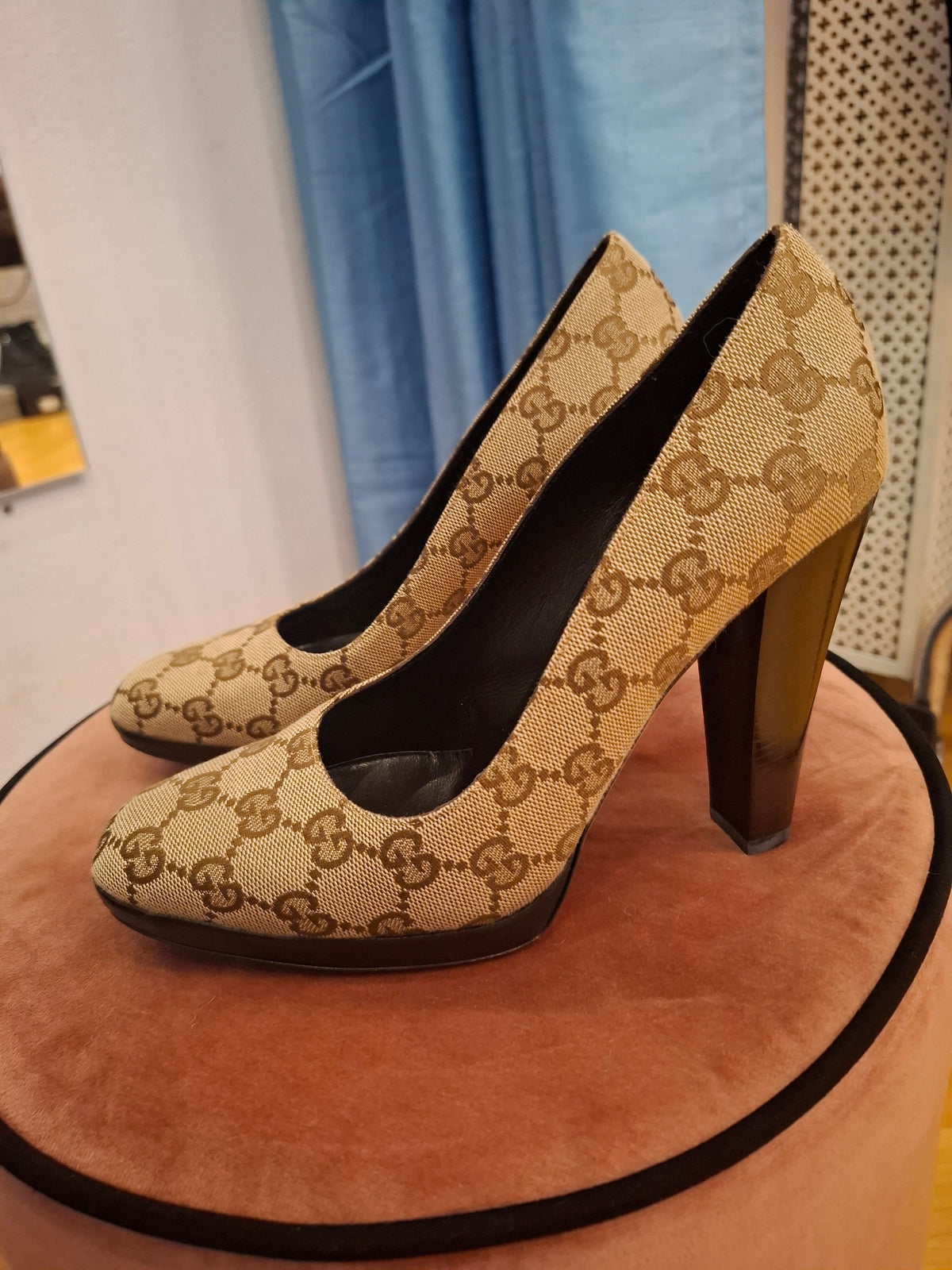 Tacco Gucci monogram n*36.5 c