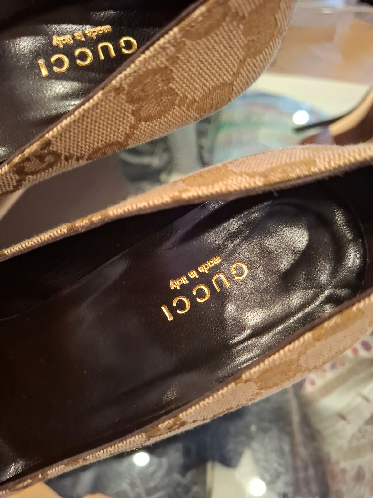 Tacco Gucci monogram n*36.5 c