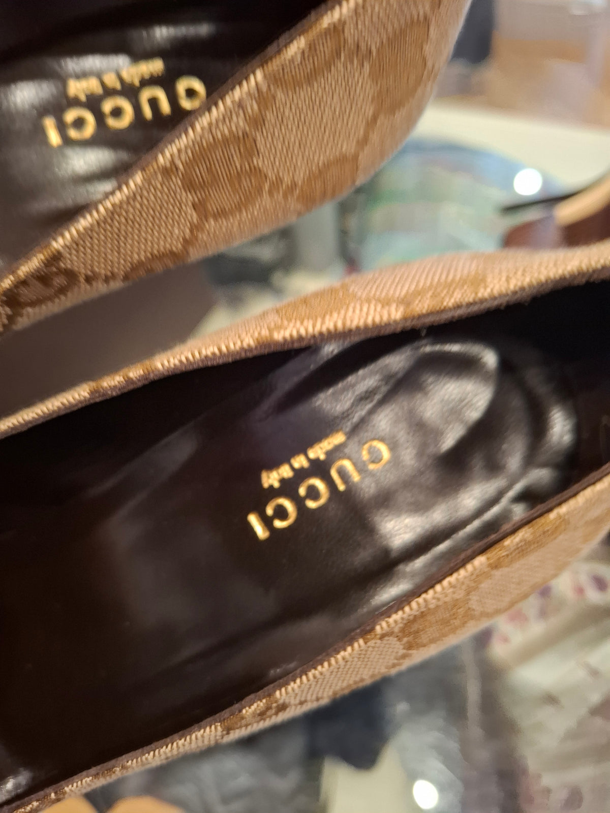 Tacco Gucci monogram n*36.5 c