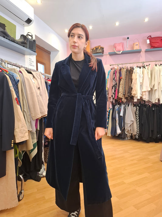 Cappotto in velluto Off tg 40