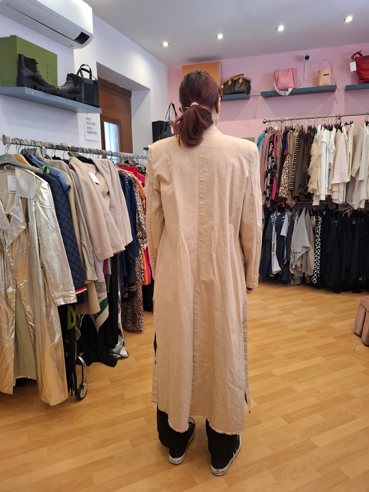 Trench Souvenir tg M beige