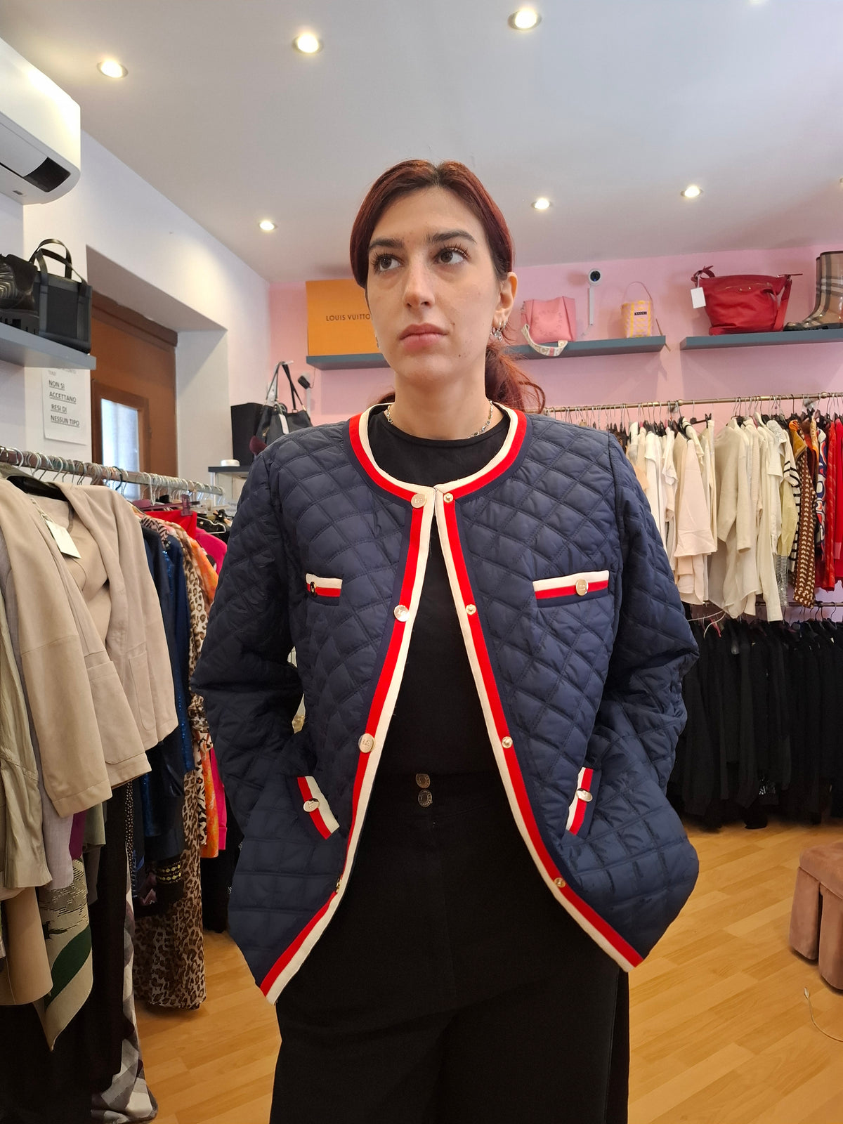 Piumino Luisa Spagnoli nuovo con cartellino tg XL
