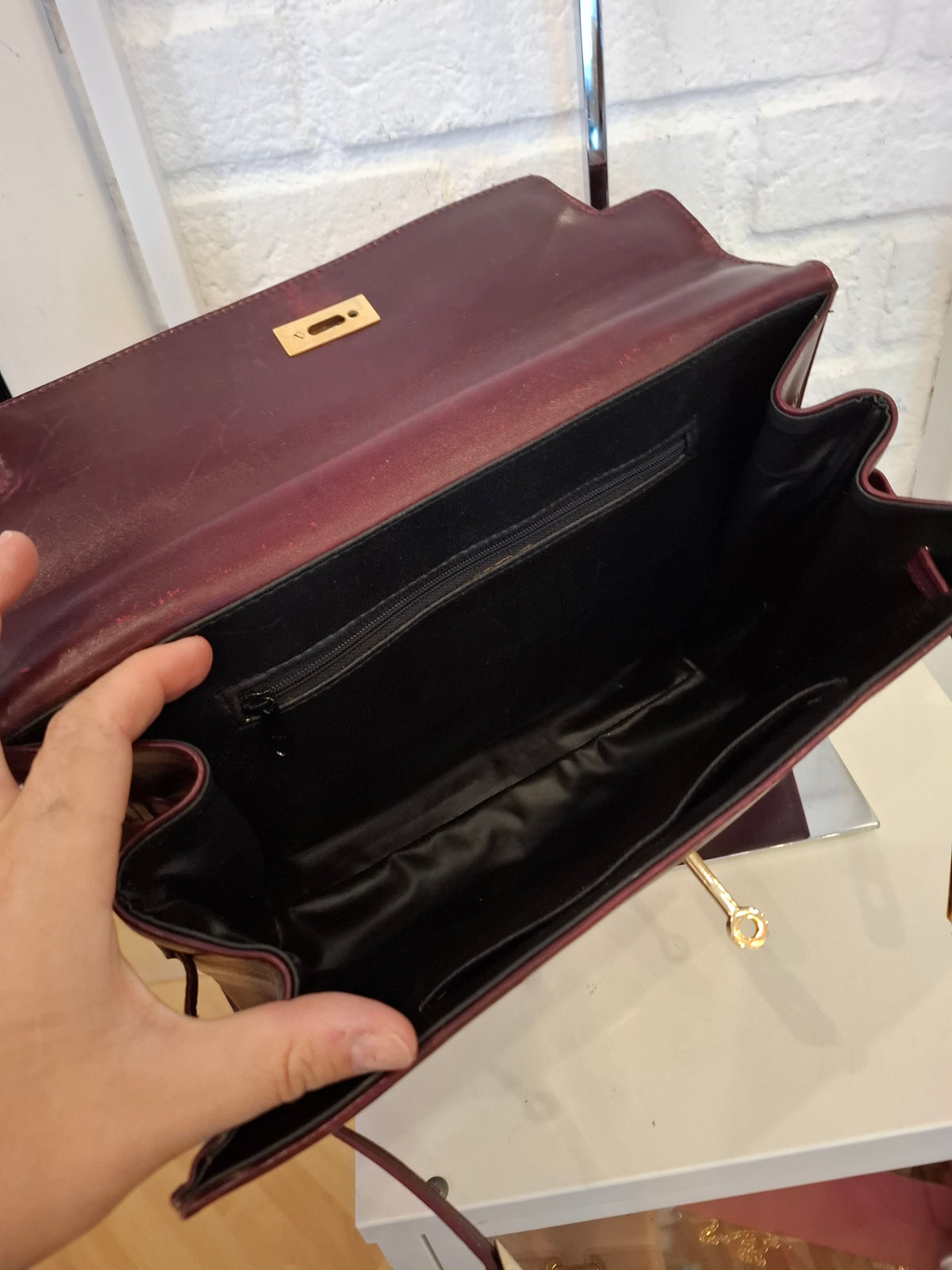 Borsa vintage bordeaux