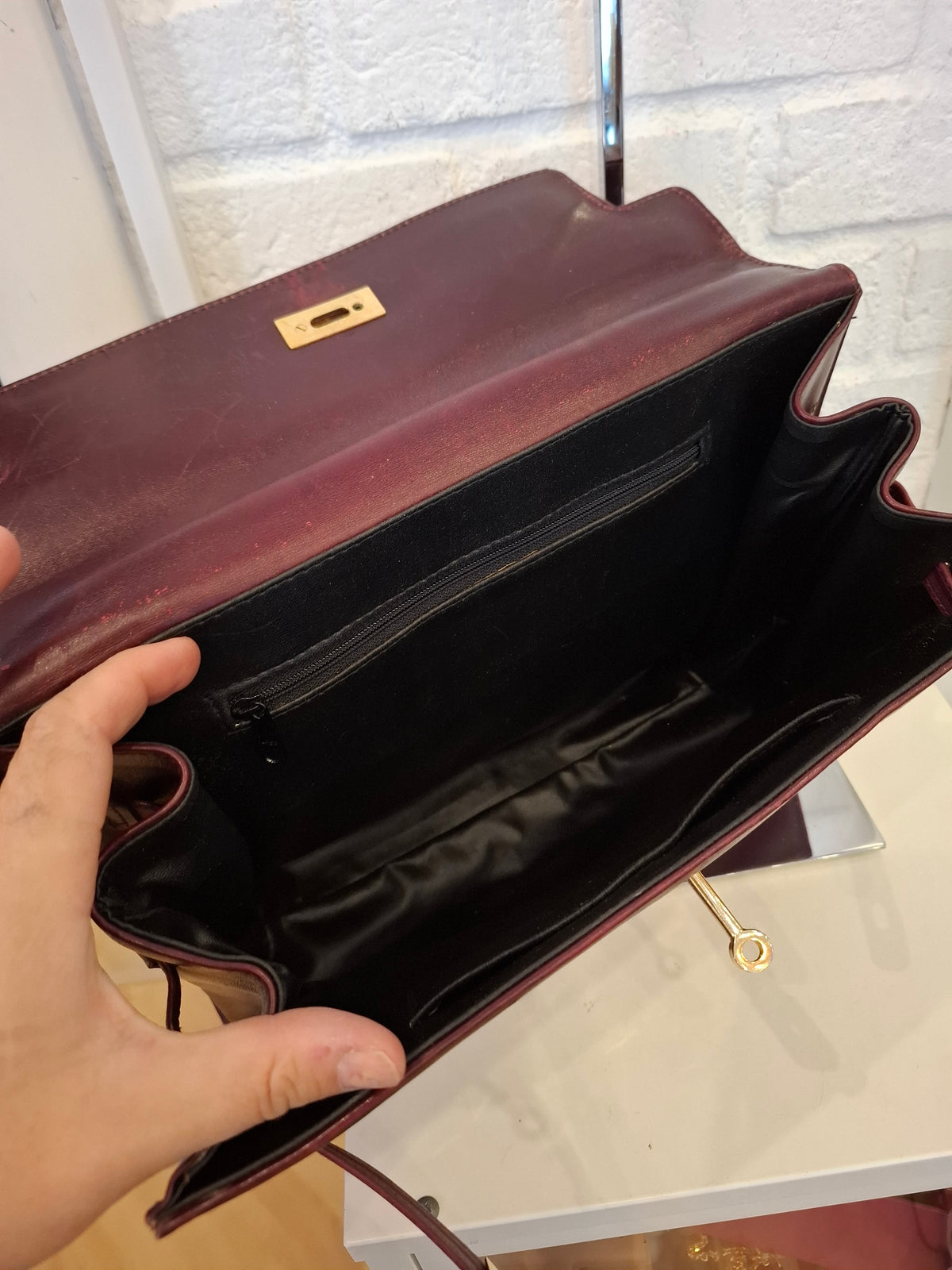 Borsa vintage bordeaux