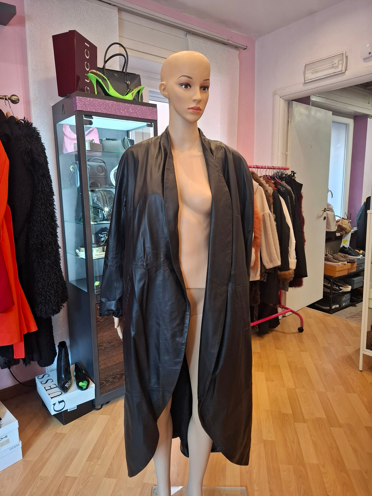 Cappotto pelle Federica Tosi tg U