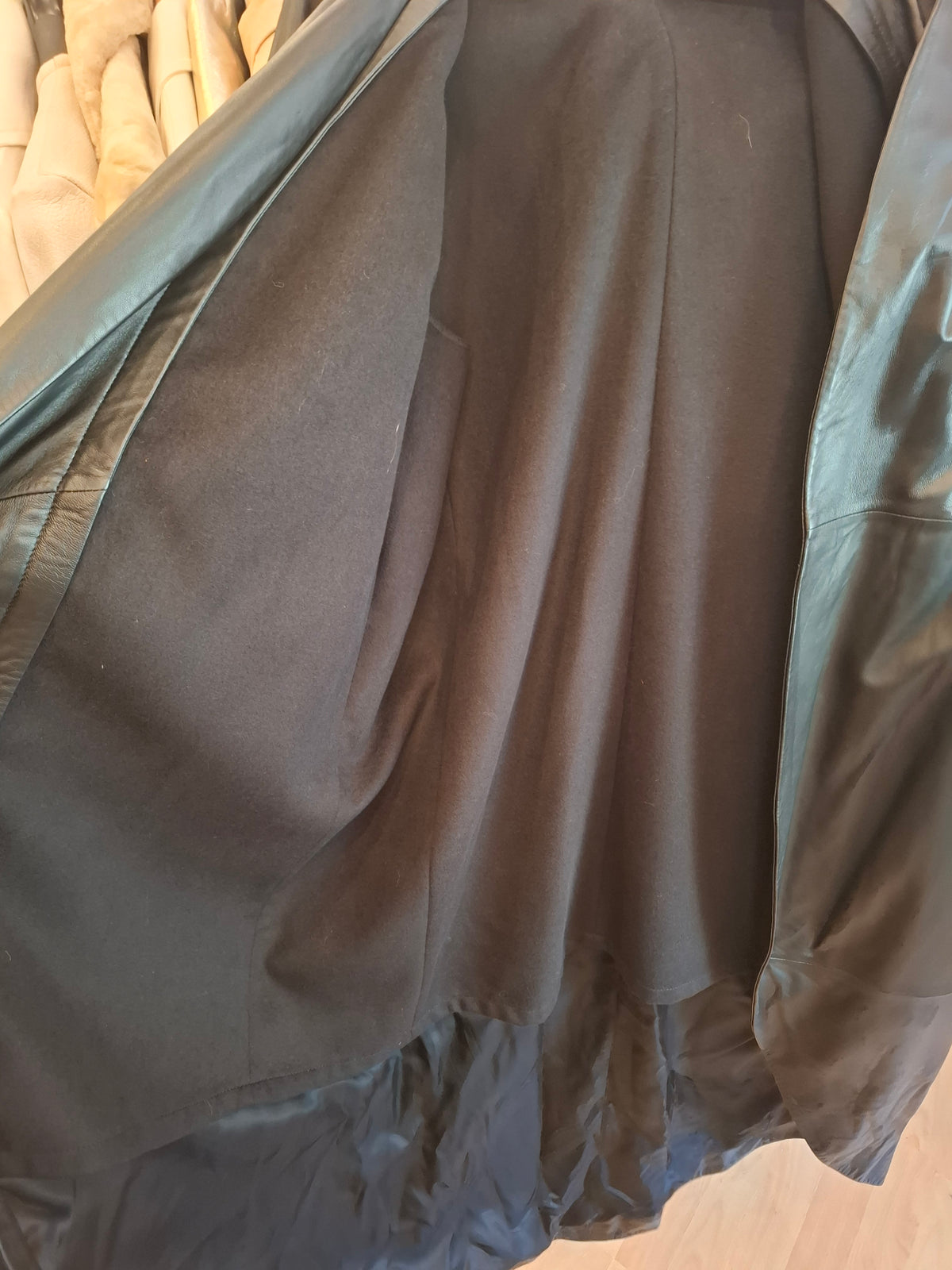 Cappotto pelle Federica Tosi tg U