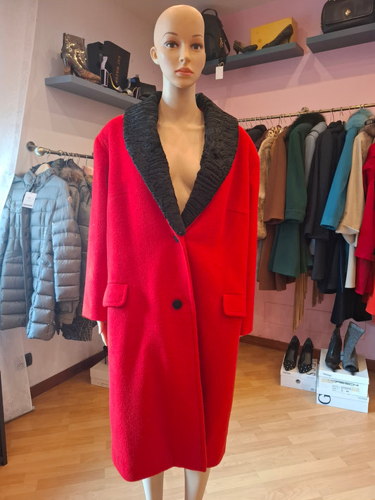 Cappotto vintage lana e alpaca tg L/XL