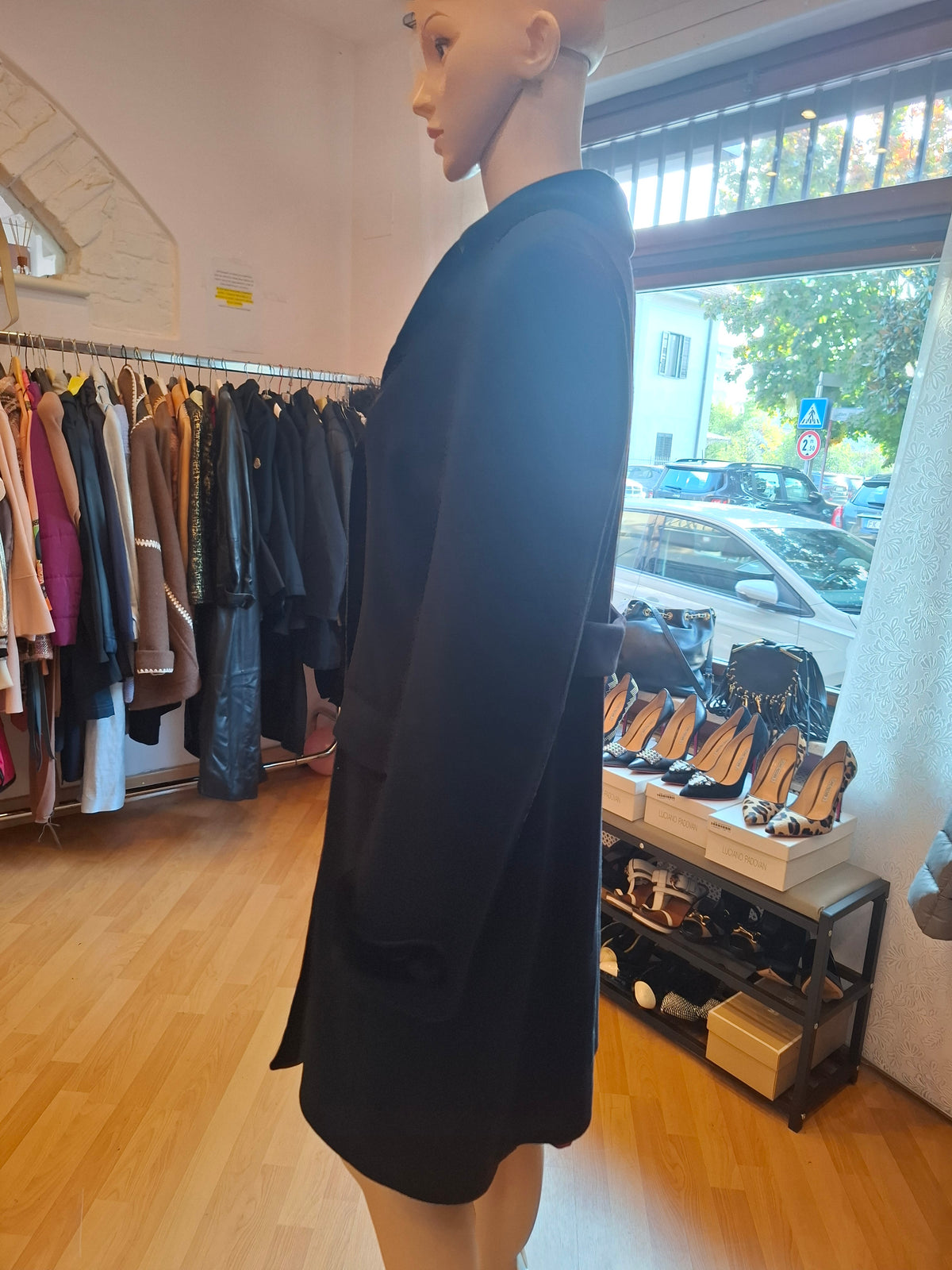 Cappotto nero La Perla tg 46