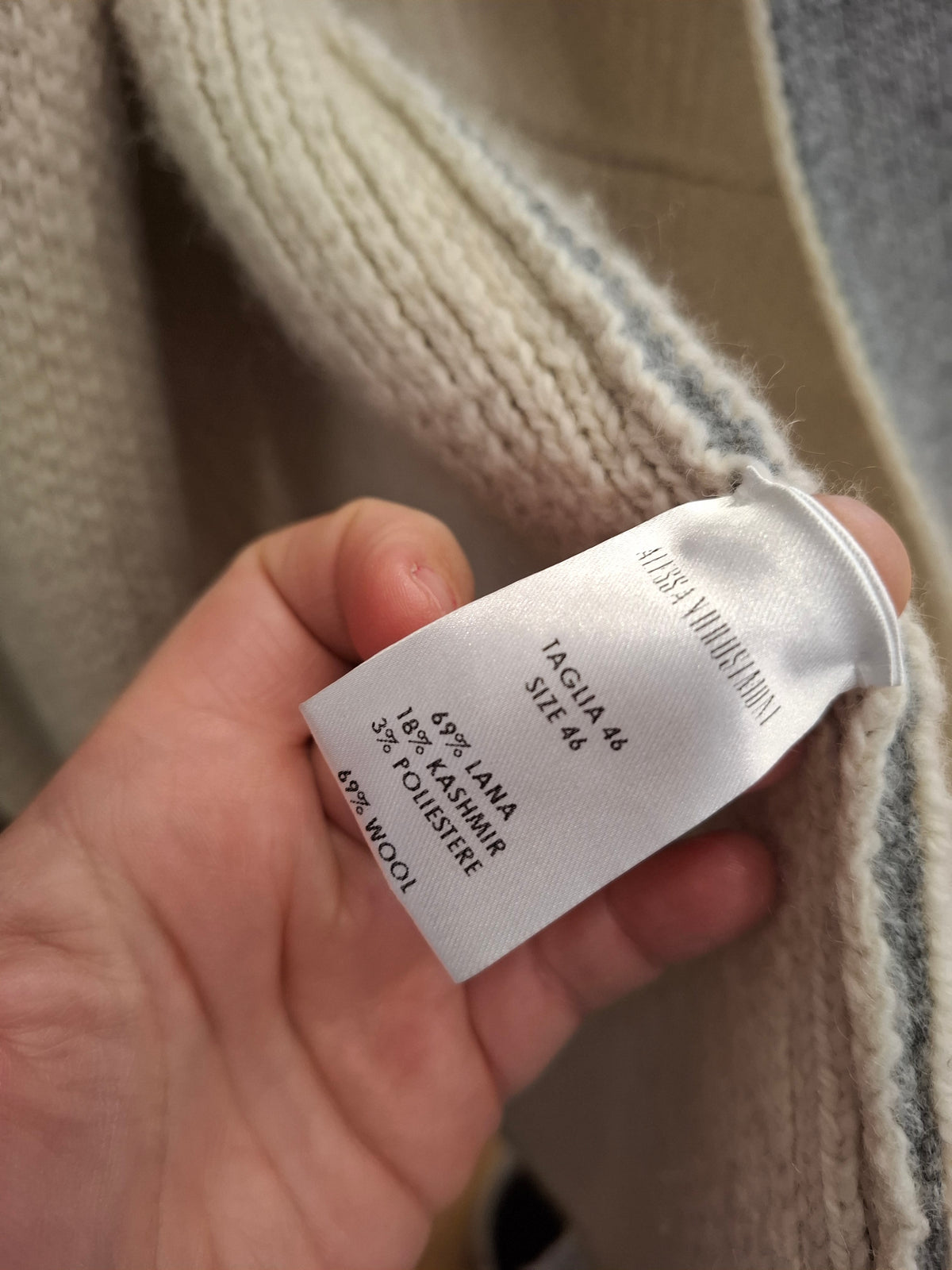 Cardigan inserti volpe Alessandro Simoni tg 46