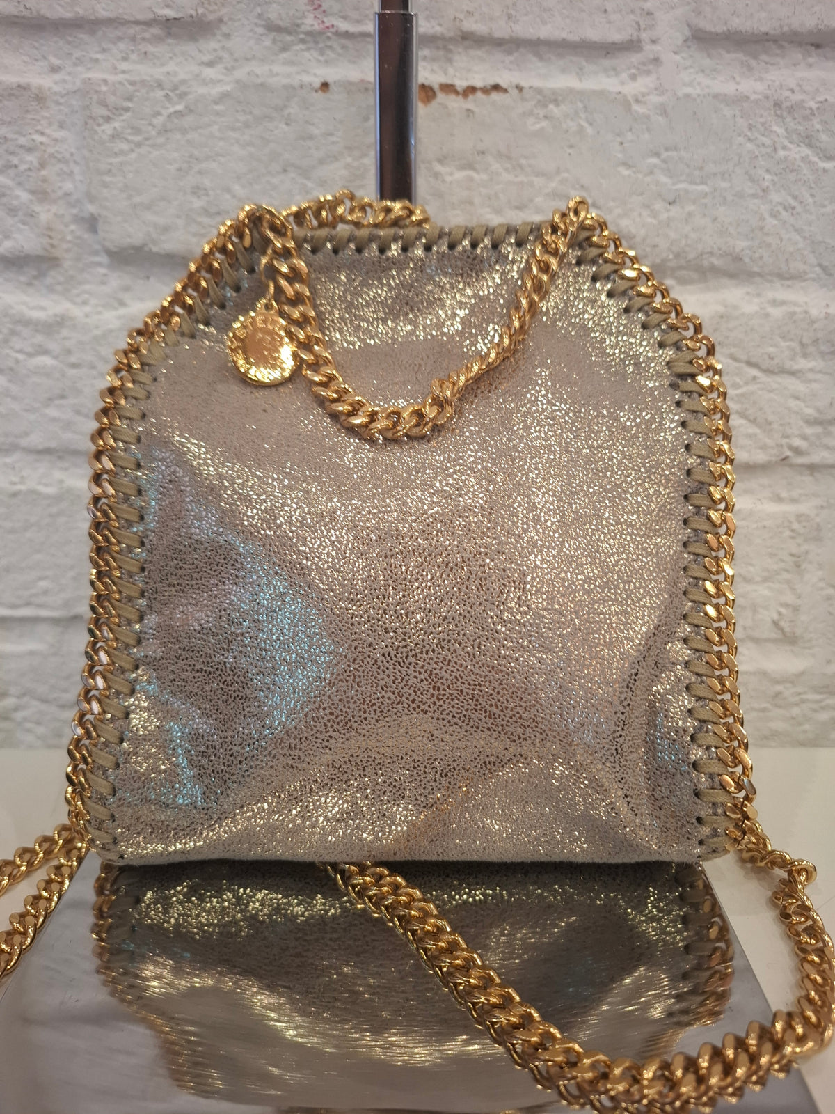Falabella grigia glitter Stella McCartney