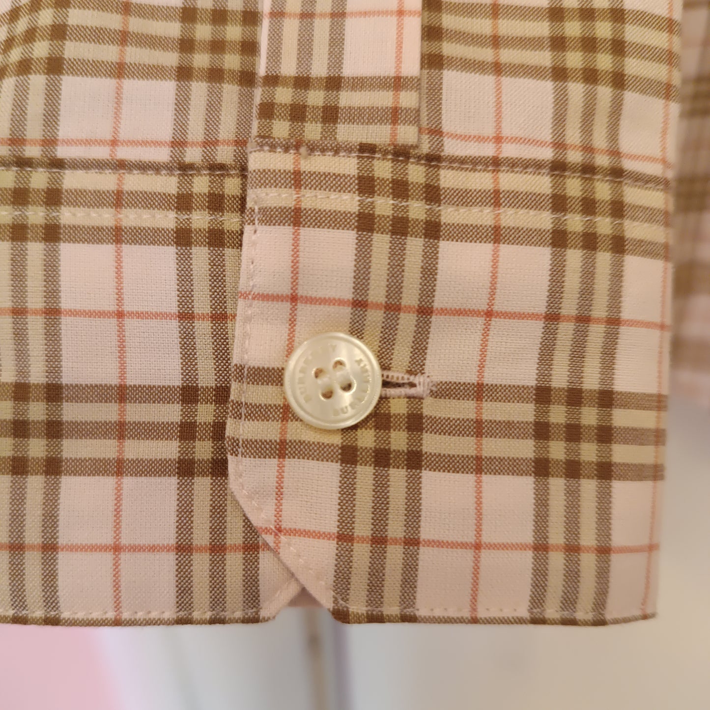 Camicia Burberry rosa tg s/m