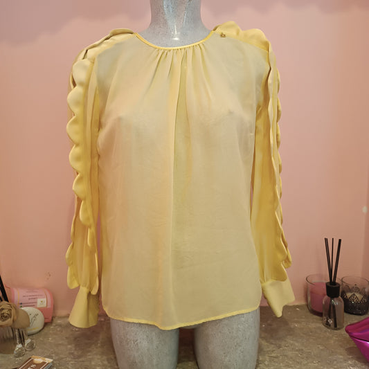 Blusa Elisabetta Franchi tg 42 gialla