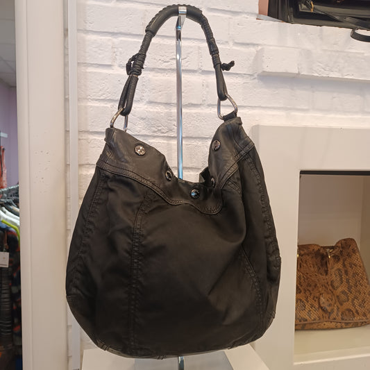 Borsa Hobo di Prada nera