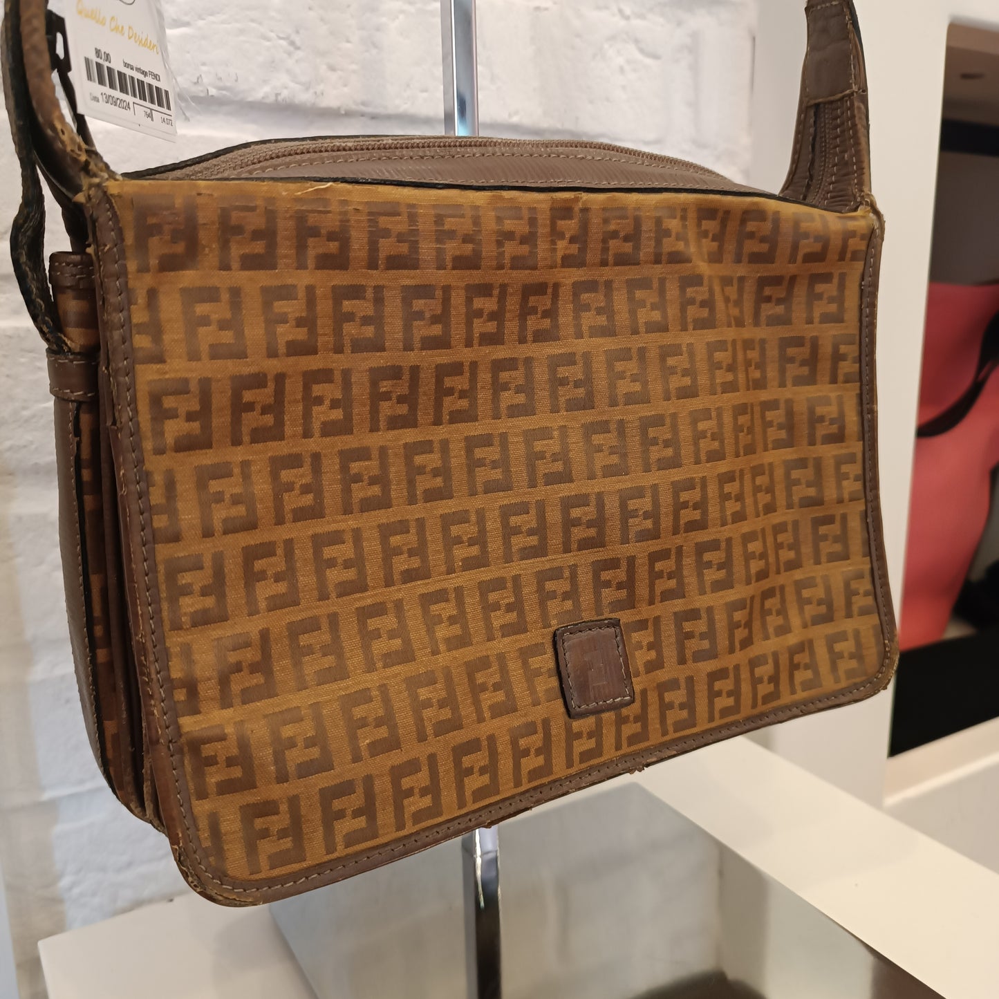 Tracolla fendi vintage monogram