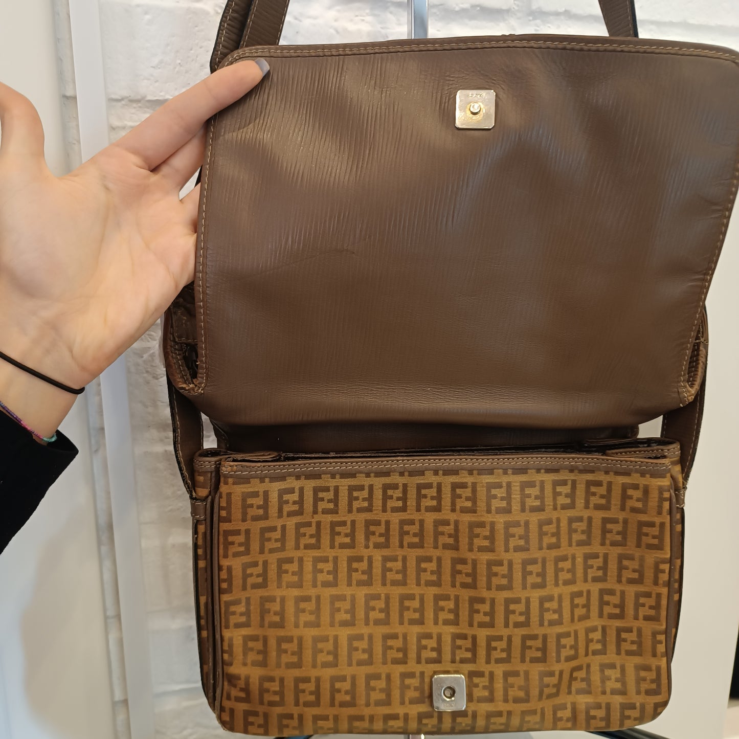 Tracolla fendi vintage monogram