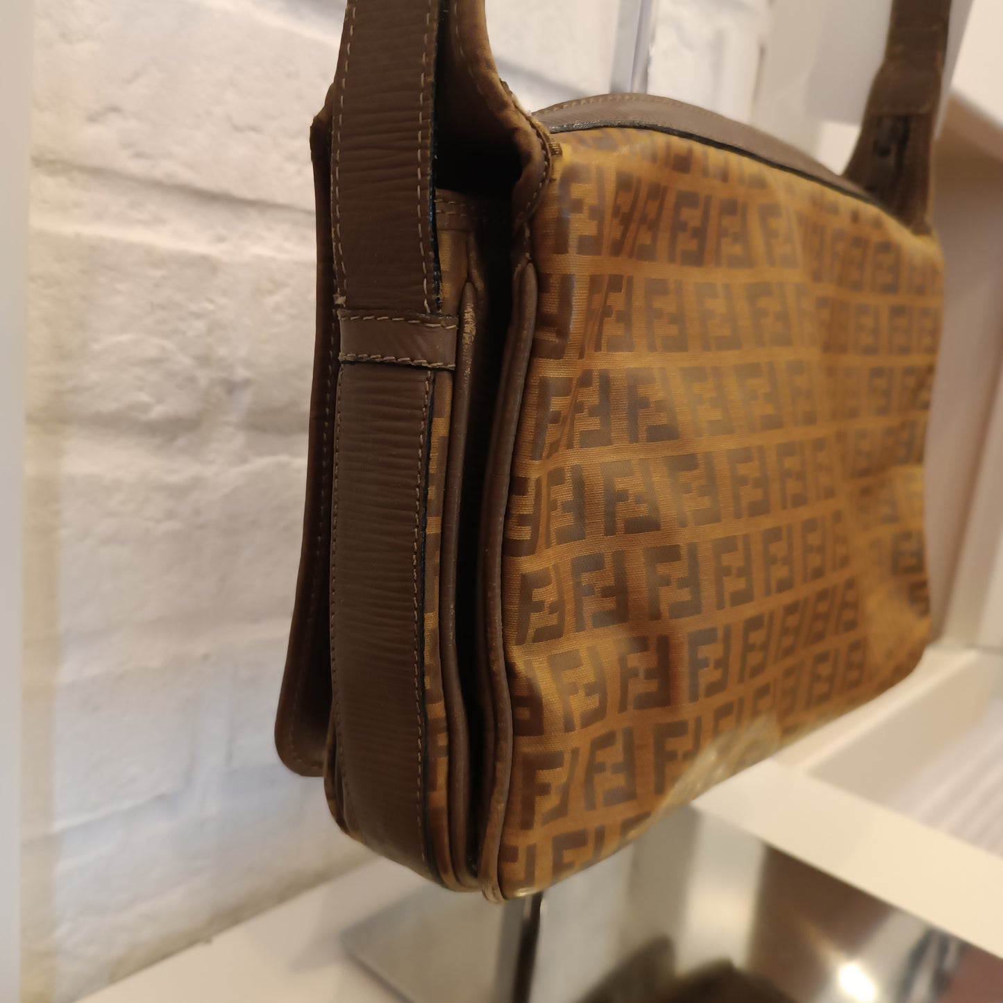 Tracolla fendi vintage monogram