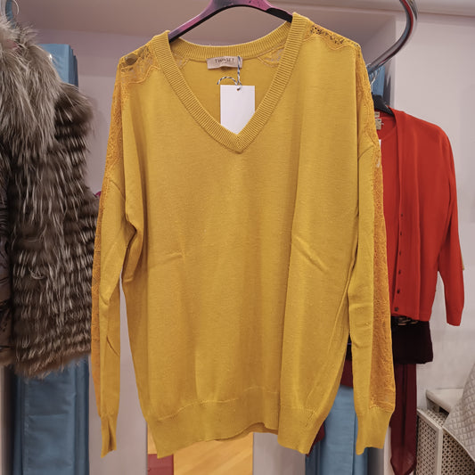 Maglione Liu Jo giallo tg xs