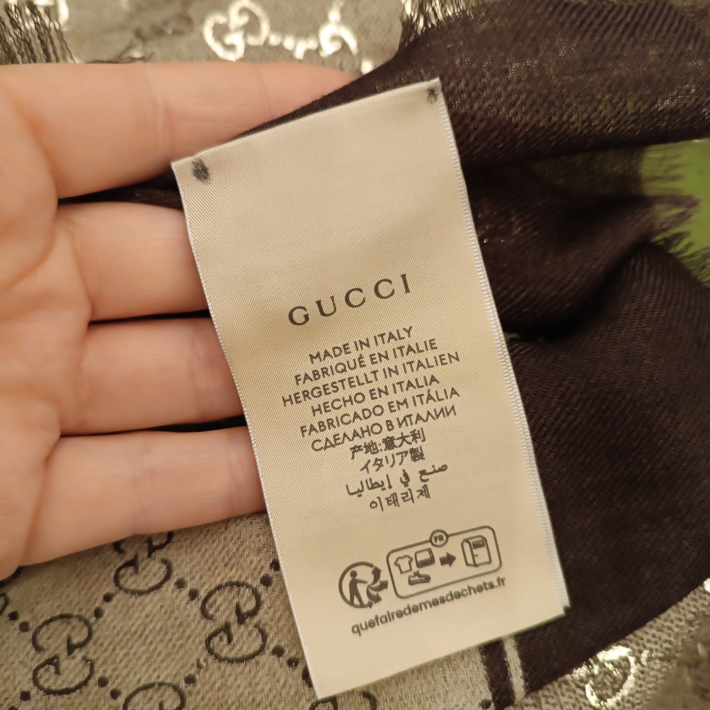 Sciarpa Gucci lurex