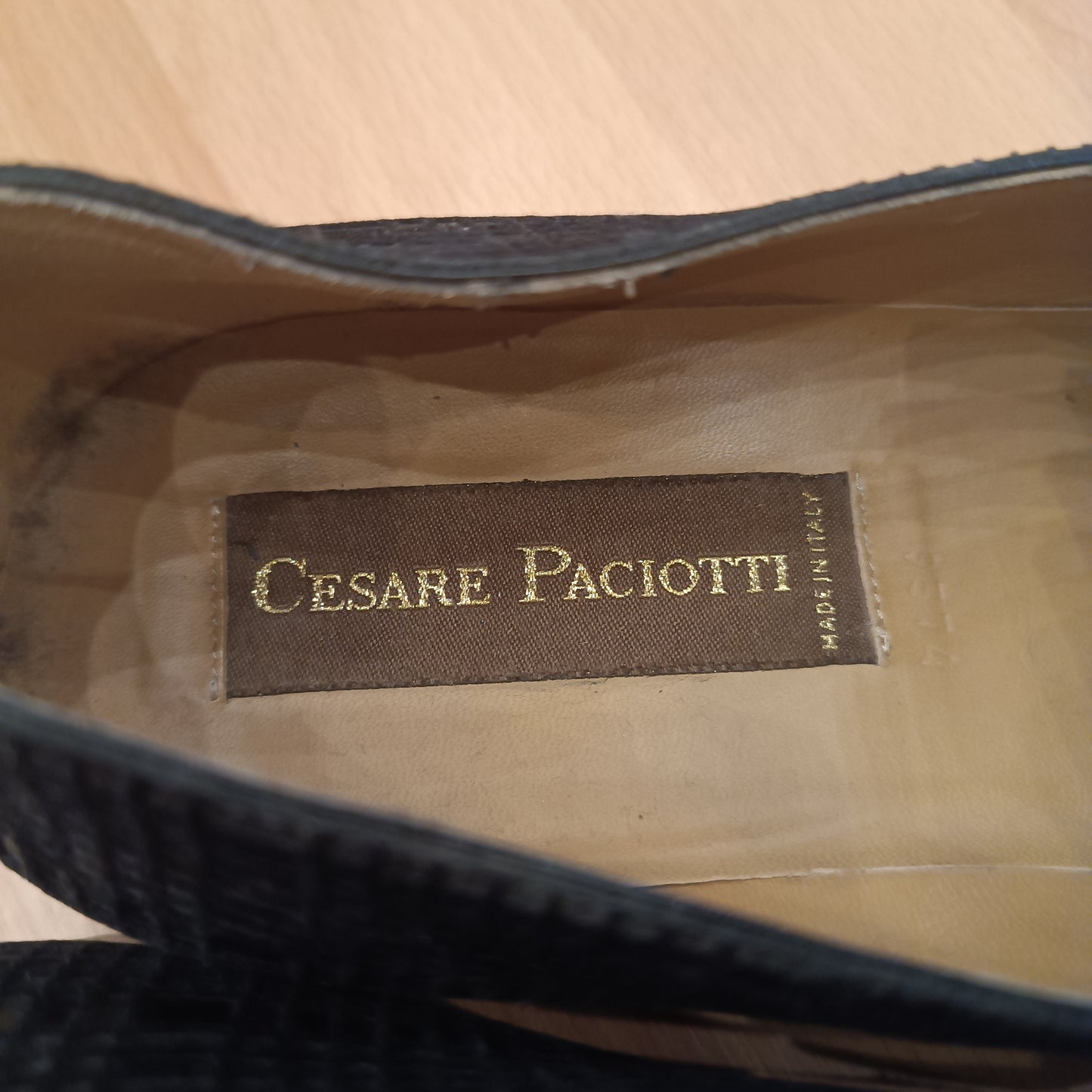 Scarpe cesare Paciotti nere n.42/42.5