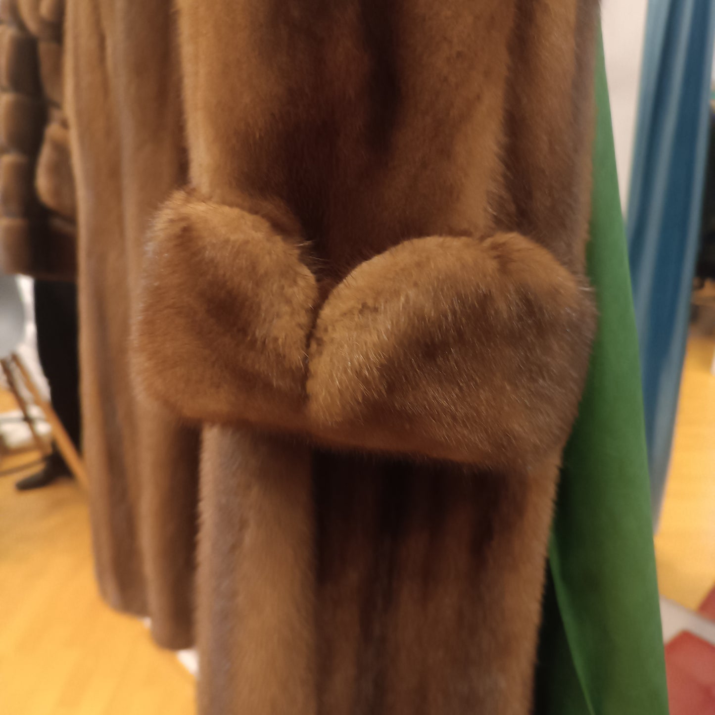 Pelliccia rosa n furs tg s/m di visone