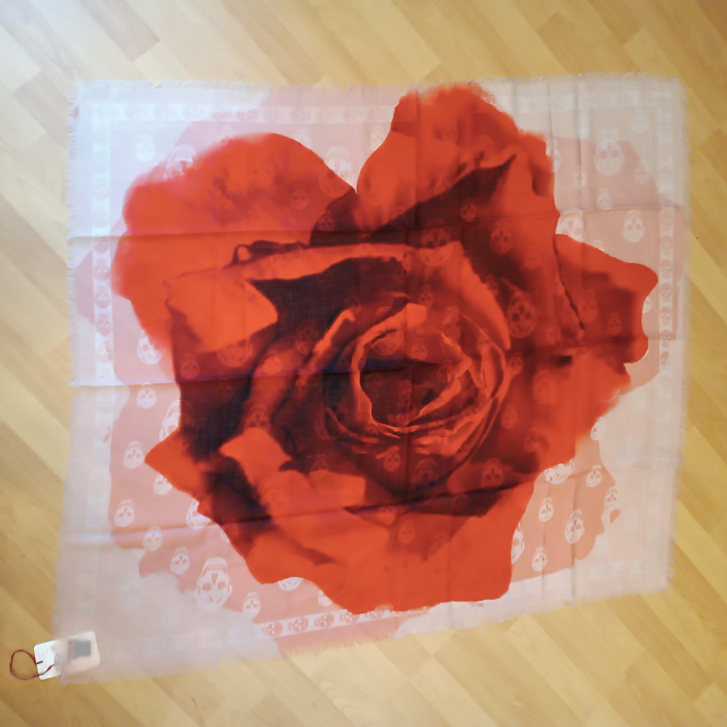 Foulard Alexander McQueen nuovo rosa