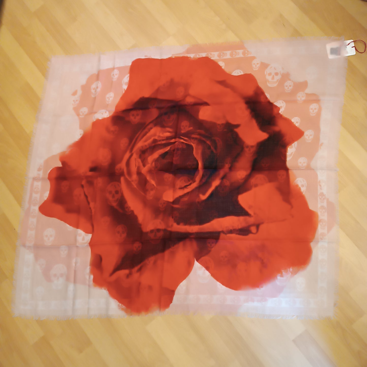 Foulard Alexander McQueen nuovo rosa