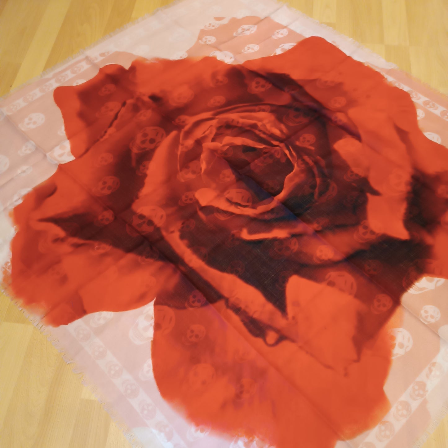 Foulard Alexander McQueen nuovo rosa